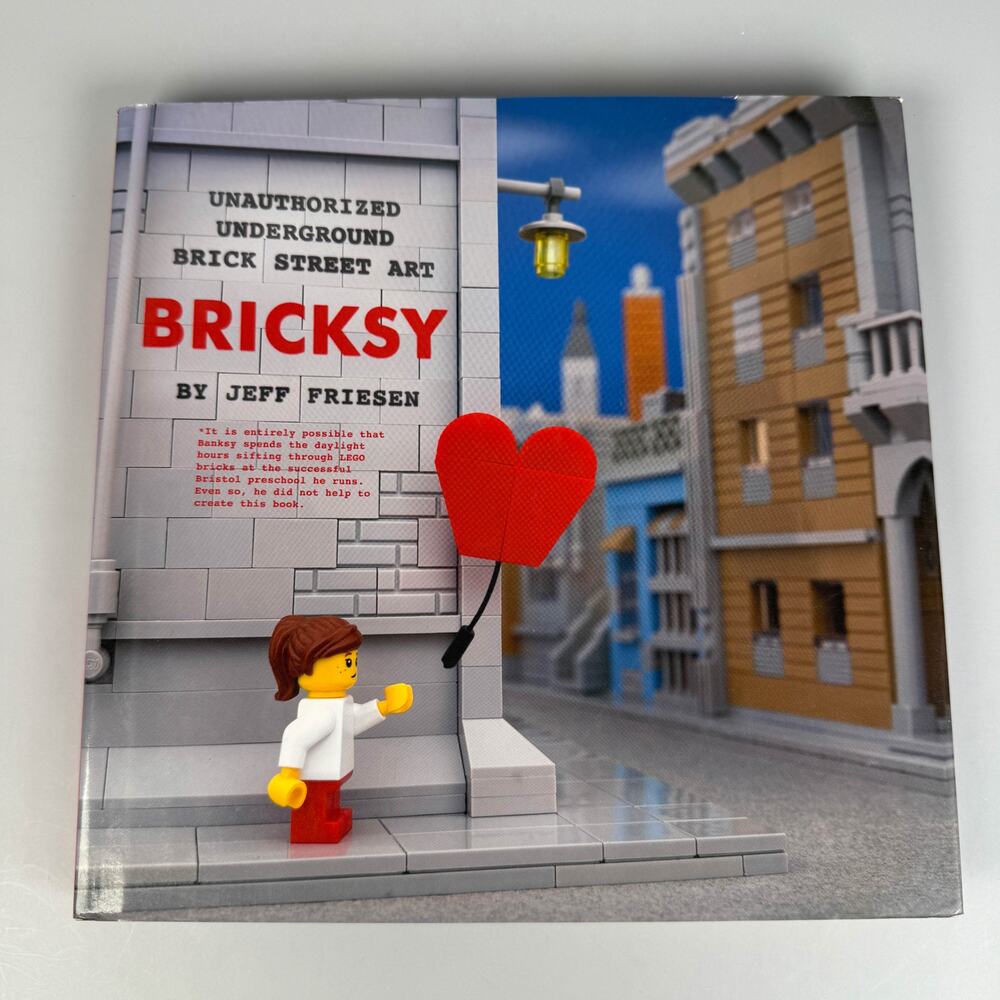Bricksy by Jeff Friesen Underground Brick Street Art Hardcover Book 2015